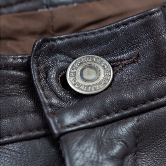 Vintage Jane Norris Genuine Leather Pants - Picture 5 of 16